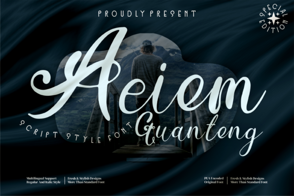 Aciem Guanteng: A Handwritten Typeface That Elevates Branding