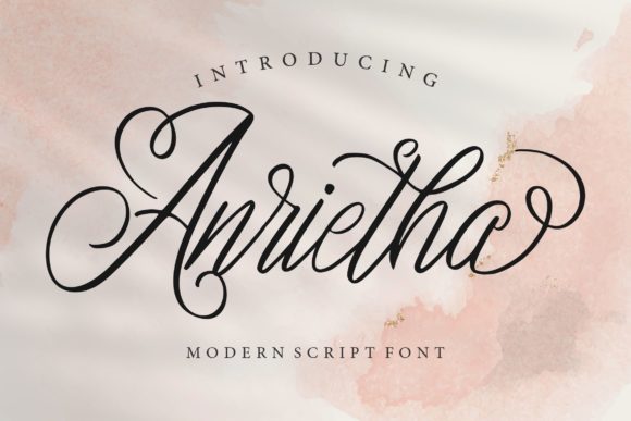 Anrietha: A Script Font Review for Modern Campaign Design