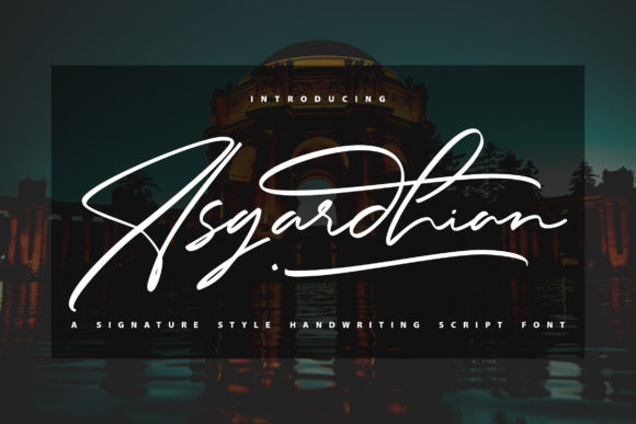Asgardhian: The Handwritten Font That Elevates Small Business Branding