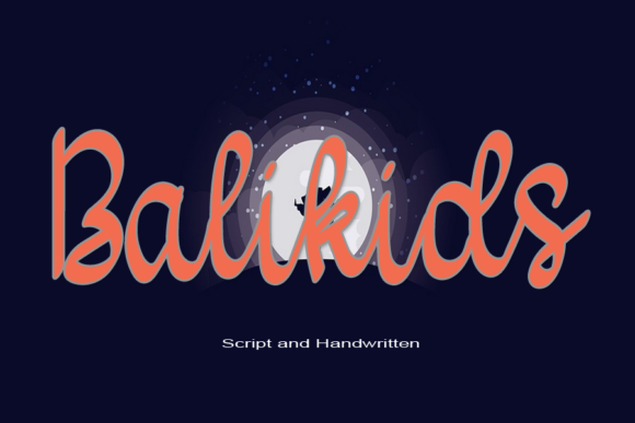 Balikids: A Romantic Script Font for Elegant Brand Identity