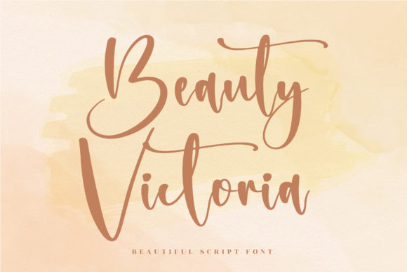 Beauty Victoria: A Delicate Script Font for Elegant Branding