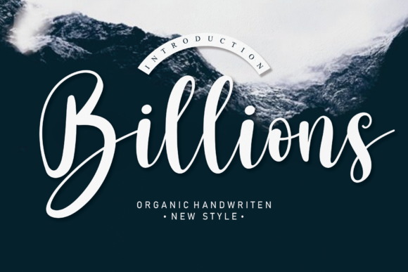 Billions: A Handwritten Typeface for Joyful Web Design