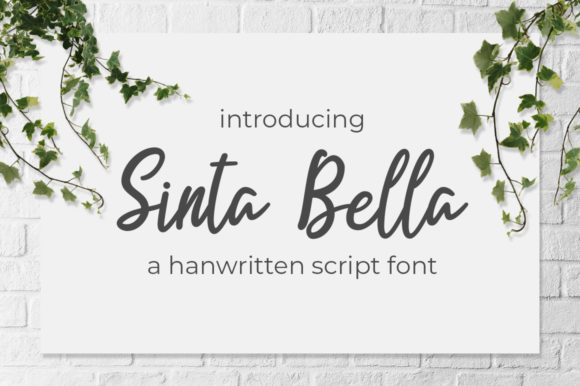 Boost Your Campaigns with the Premium Script Font Sinta Bella