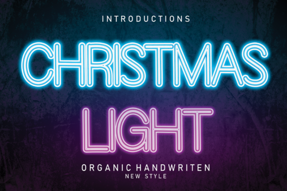 Christmas Light: A Handwritten Typeface for Modern Brand Identity