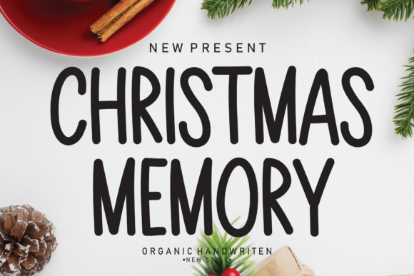 Christmas Memory: The Perfect Handwritten Font for Seasonal Crafts