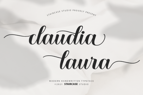 Claudia Laura: A Script Font for Elegant Campaign Design