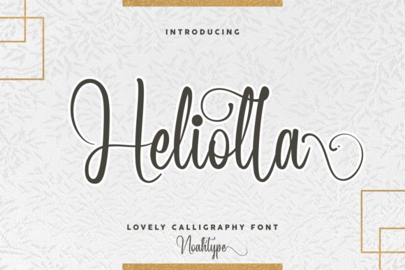 Heliolla: A Premium Script Font for Campaigns with a Luxurious Edge