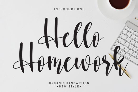 Hello Homework: A Handwritten Font That Elevates Web Design