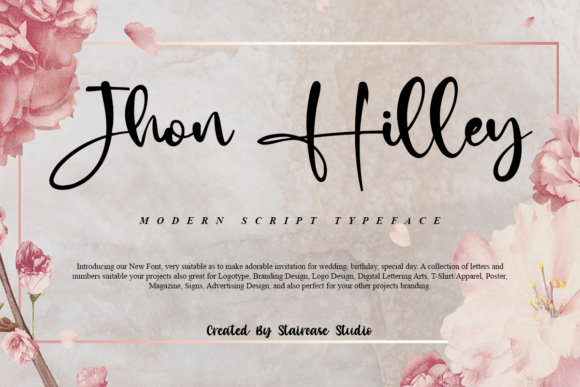 Jhon Hilley: A Refined Script Font for Editorial Elegance