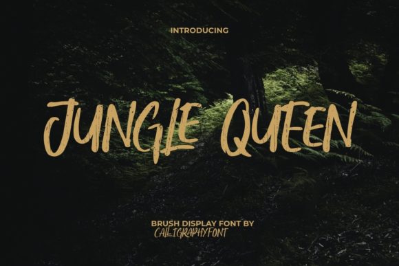 Jungle Queen Font: A Bold Display Typeface for Marketers
