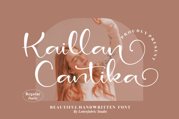 Kaillan Cantika: A Handwritten Typeface for Editorial Elegance
