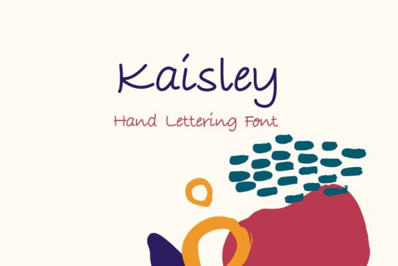 Kaisley Font: A Handwritten Touch for Real-World Branding