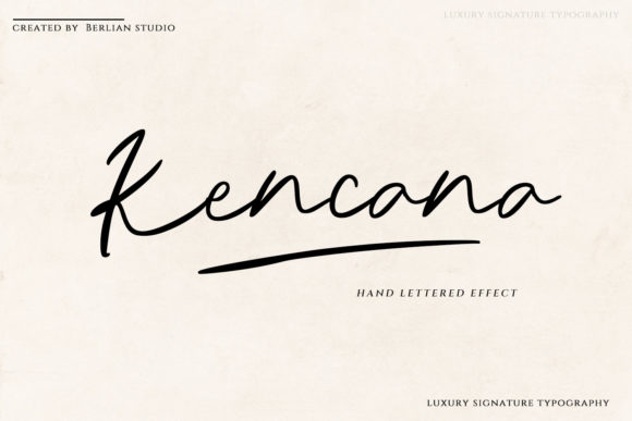 Kencana: Elevating Editorial Design with Vintage Script Elegance