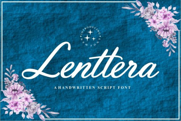 Lenttera: The Playful Script Typeface for Handmade Branding