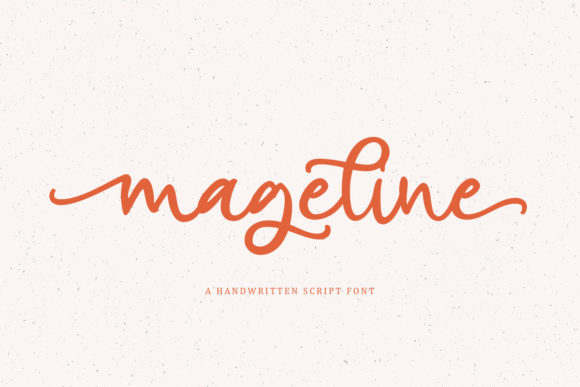 Mageline: A Vintage Script Font for Creative Makers
