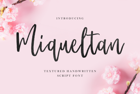 Miqueltan: A Bold Handwritten Font for Editorial Excellence