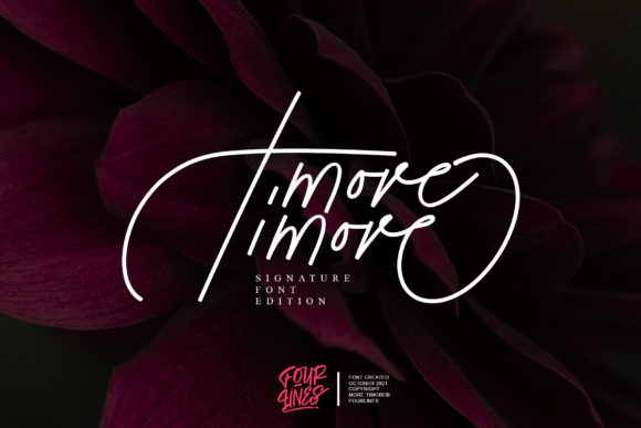 More Timore Font: A Luxurious Script for Small Business Branding