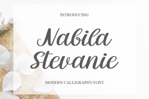 Nabila Stevanie: A Delicate Script Font for Elegant Web Design