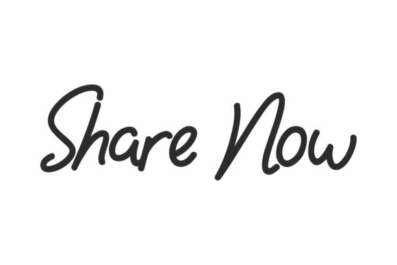 Share Now: A Magical Script Font for Elegant Web Design