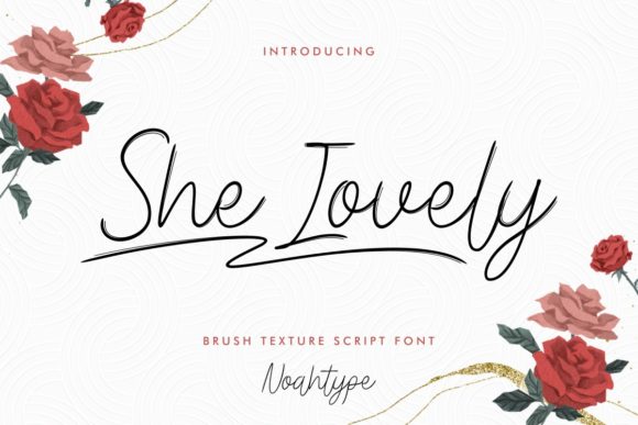 She Lovely: The Handwritten Typeface for Scroll-Stopping Visuals