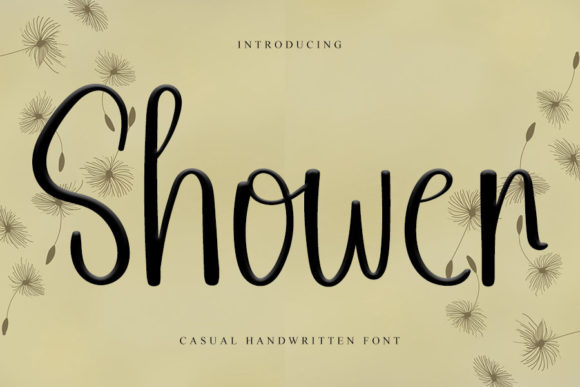 Shower: A Delicate Script Font for Elegant Brand Identity