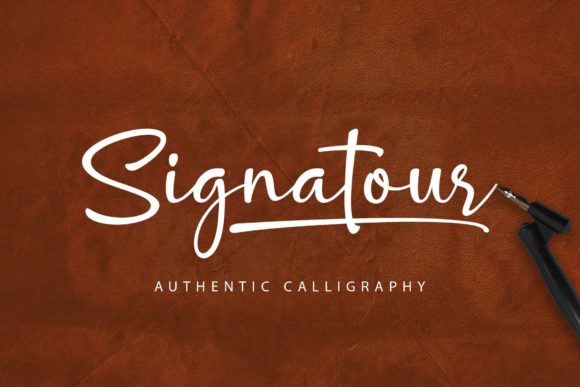 Signatour Font: A Beautiful Script for Creative Product Makers