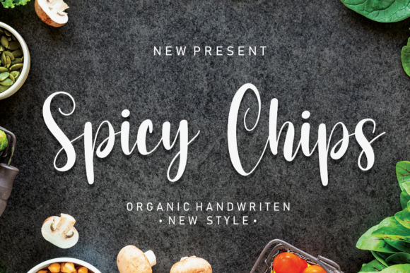 Spicy Chips Font: A Luxurious Script for Web Design Projects