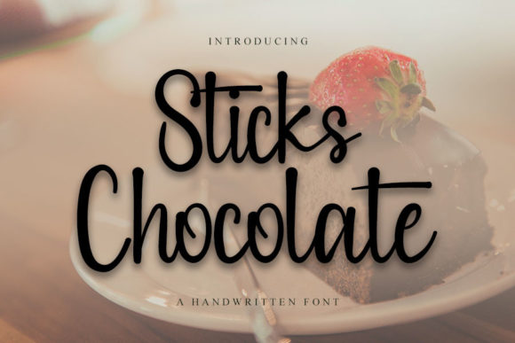 Sticks Chocolate: A Versatile Script Font for Modern Branding Projects