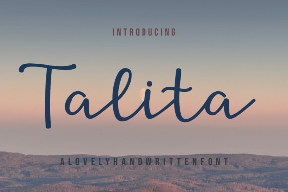 Talita Font: A Timeless Handwritten Typeface for Modern Web Design
